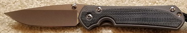 Chris Reeve Small Sebenza 31 black micarta inlay