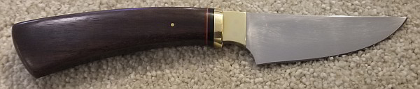 Simrun Knives by Dave Simington Trailing Point Hunter
