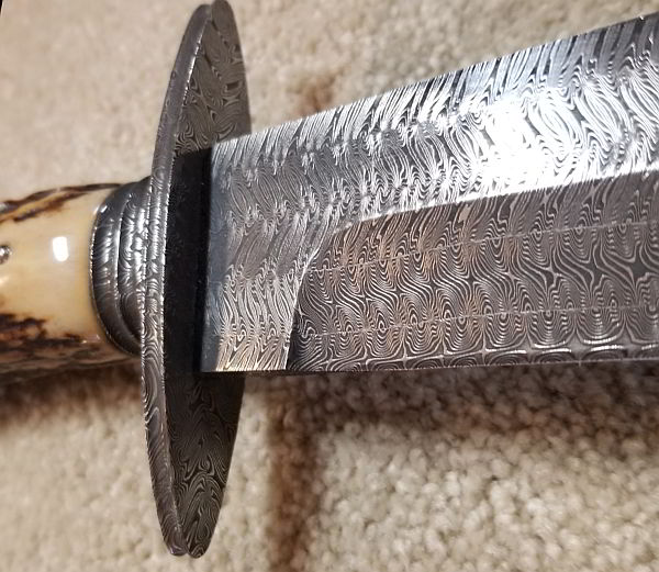 Jim Siska Premium Stag Damascus