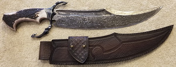 CAS Claudio and Ariel Sobral Bowie Knife
