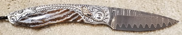 William Henry Knives Golden Dragon B12