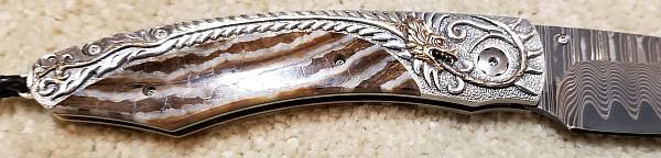 William Henry Knives Golden Dragon B12