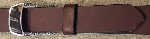 wm-henry-mt-brn-belt William Henry Buckle with Fred Eisen Belt